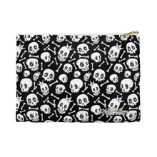 Load image into Gallery viewer, Black Skully Accessory Bag
