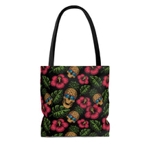 Load image into Gallery viewer, Tropical Skully Tote Bag
