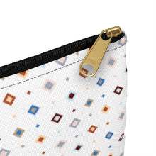 Load image into Gallery viewer, Pastel Squares Accessory Bag
