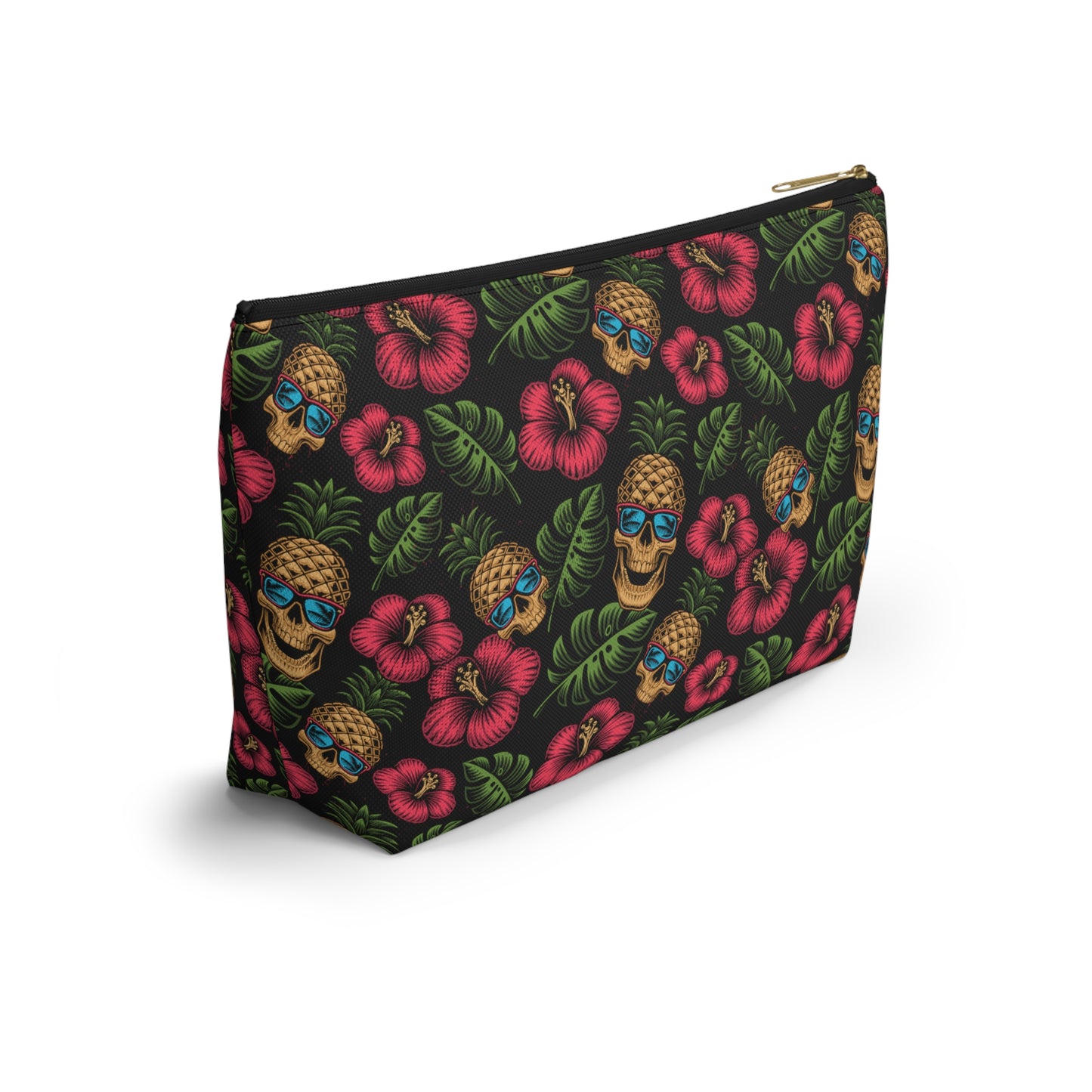 Tropical Skully Accessory Bag w T-bottom