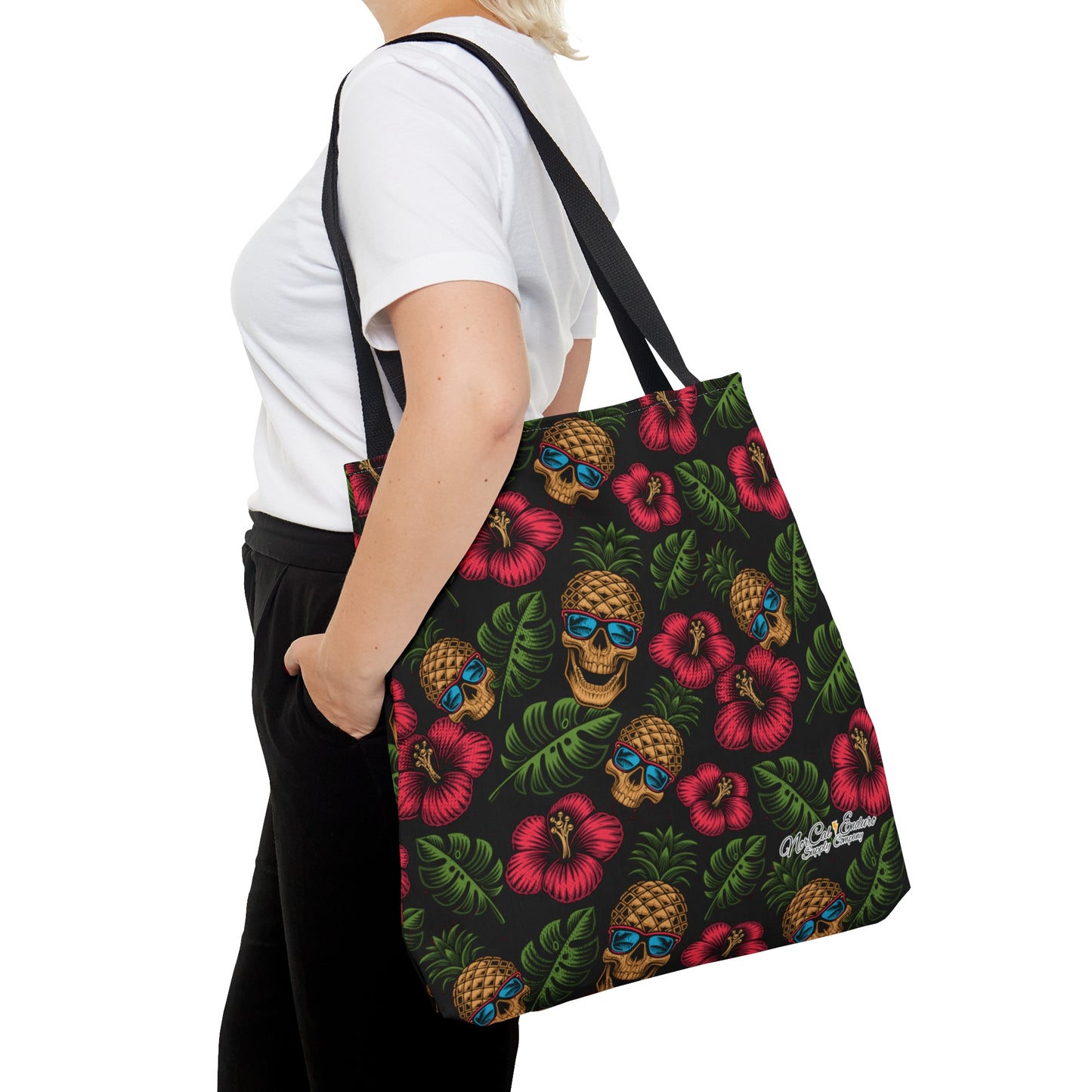 Tropical Skully Tote Bag