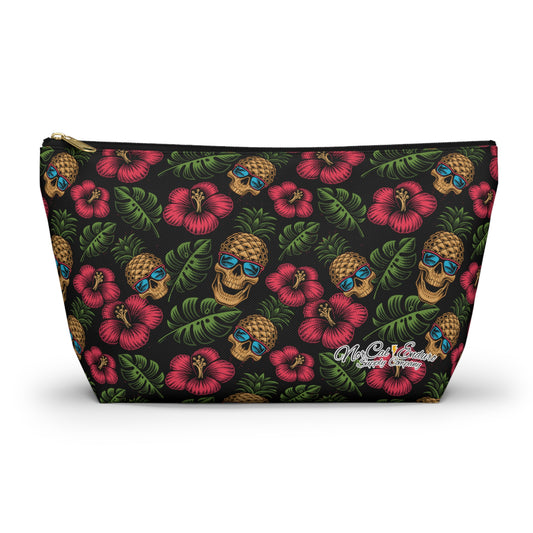 Tropical Skully Accessory Bag w T-bottom