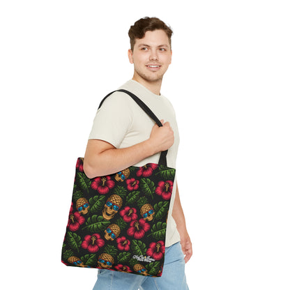 Tropical Skully Tote Bag