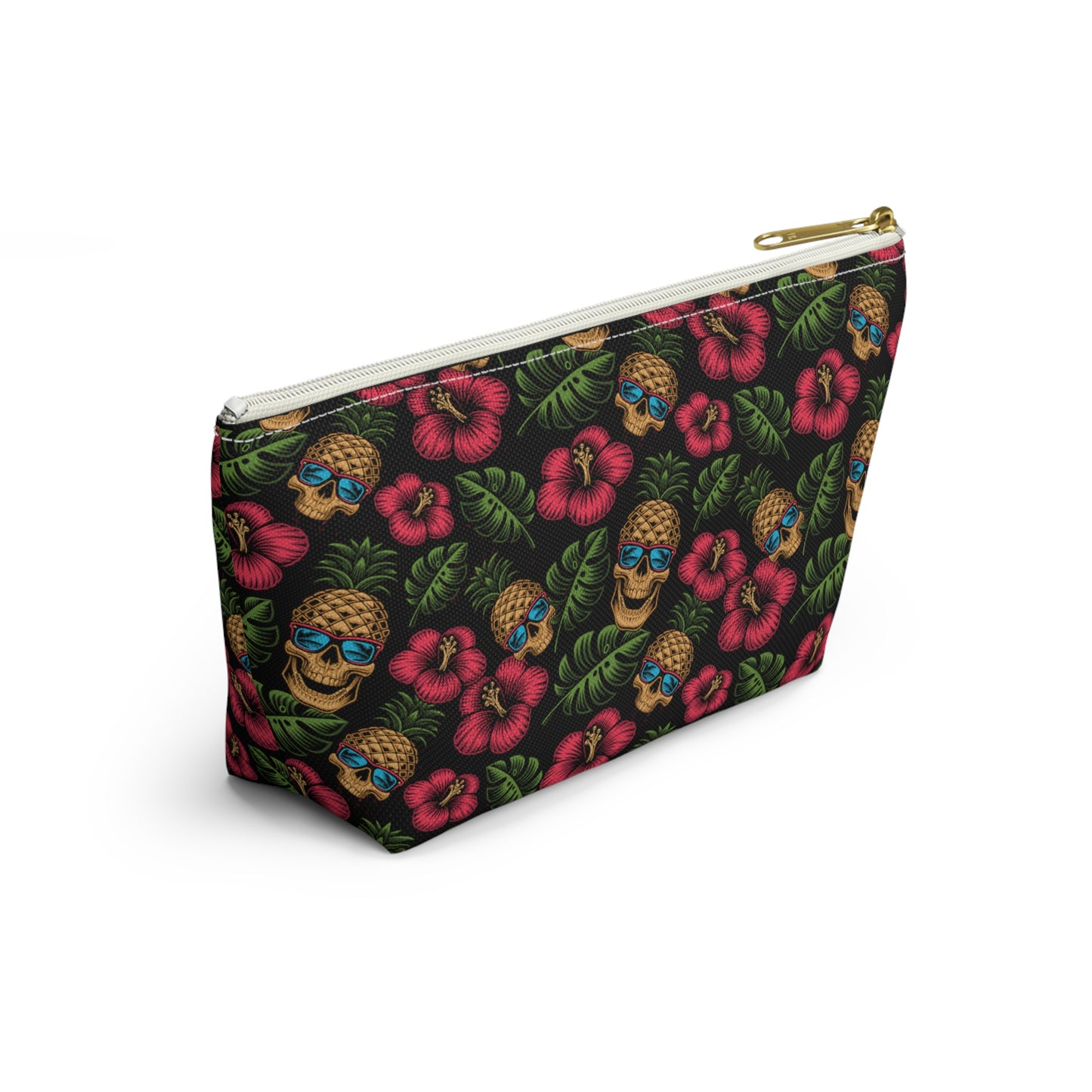 Tropical Skully Accessory Bag w T-bottom