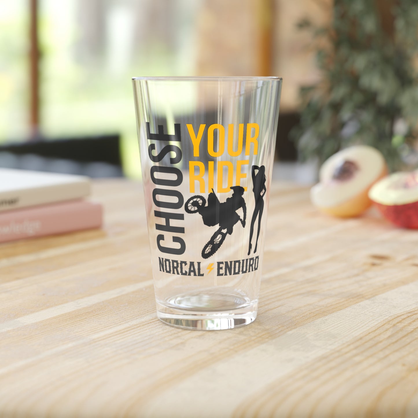 Choose Your Ride Pint Glass, 16oz