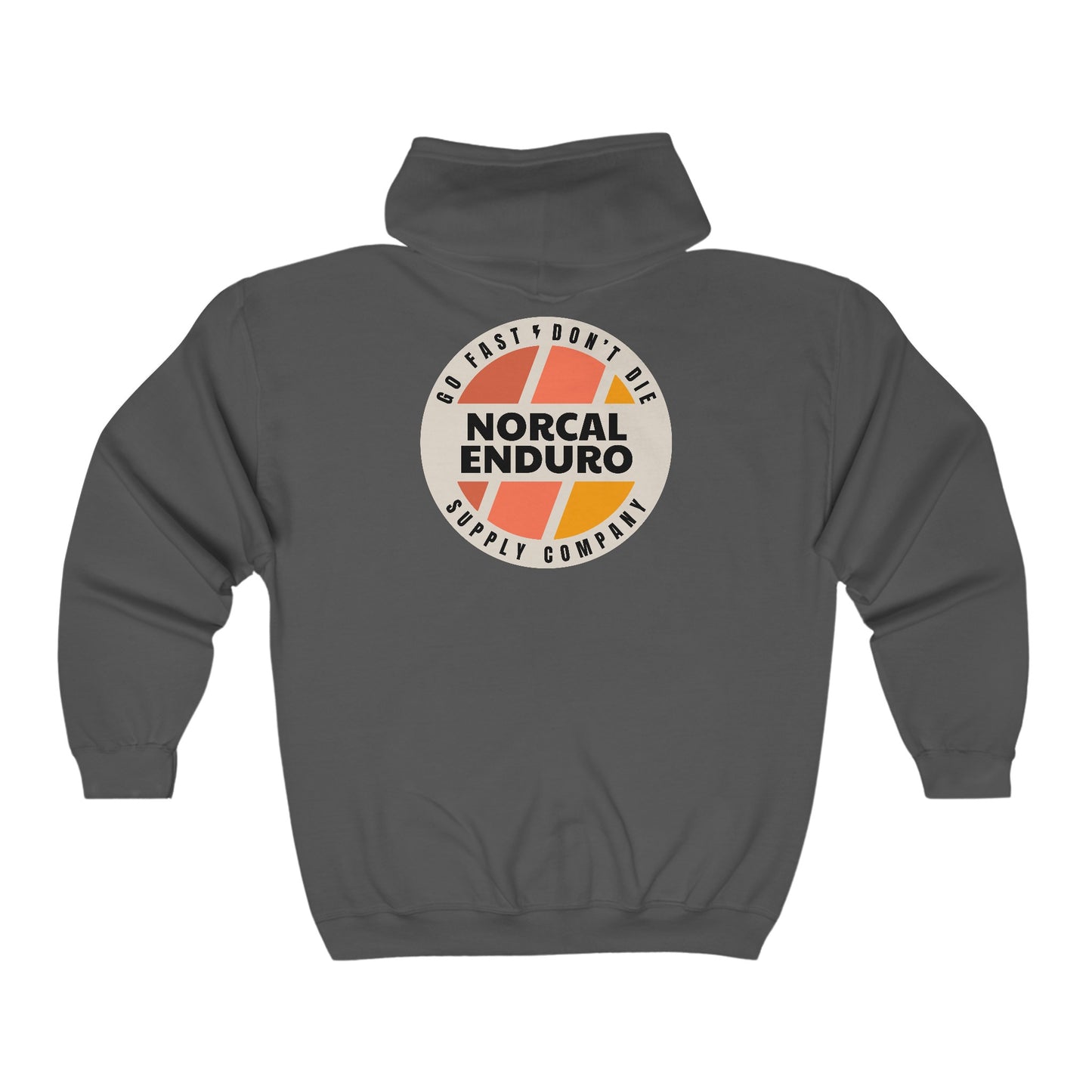 Go Fast Don't Die Retro Full Zip Sweatshirt