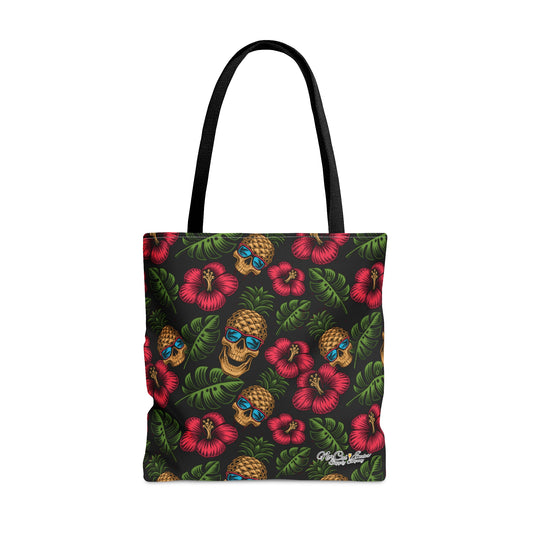 Tropical Skully Tote Bag