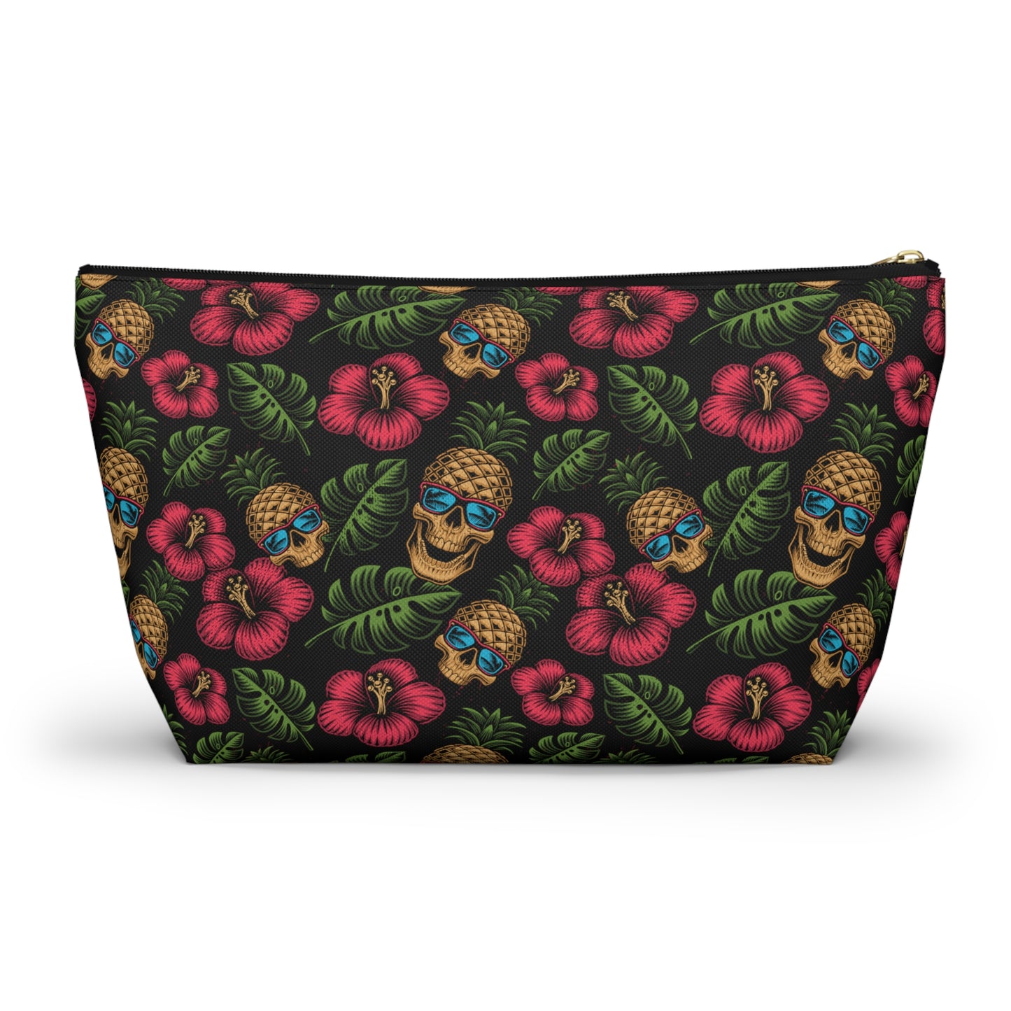 Tropical Skully Accessory Bag w T-bottom