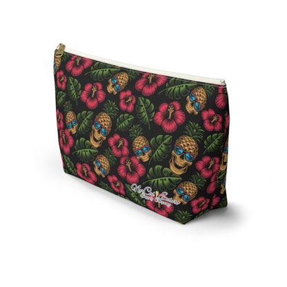 Tropical Skully Accessory Bag w T-bottom