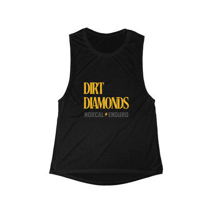 Dirt & Diamonds Women's Flowy Scoop Muscle Tank