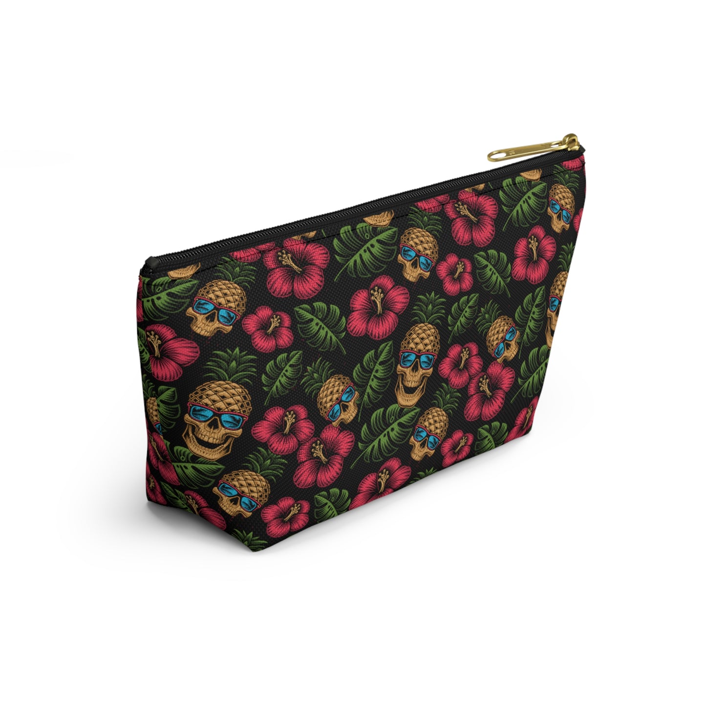 Tropical Skully Accessory Bag w T-bottom