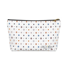 Load image into Gallery viewer, Pastel Squares Accessory Bag w T-bottom
