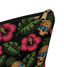 Load image into Gallery viewer, Tropical Skully Accessory Bag w T-bottom
