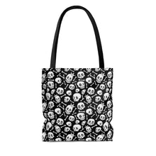Load image into Gallery viewer, Skully Black Tote Bag
