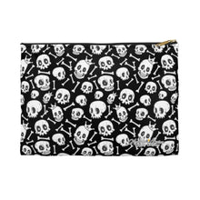Load image into Gallery viewer, Black Skully Accessory Bag
