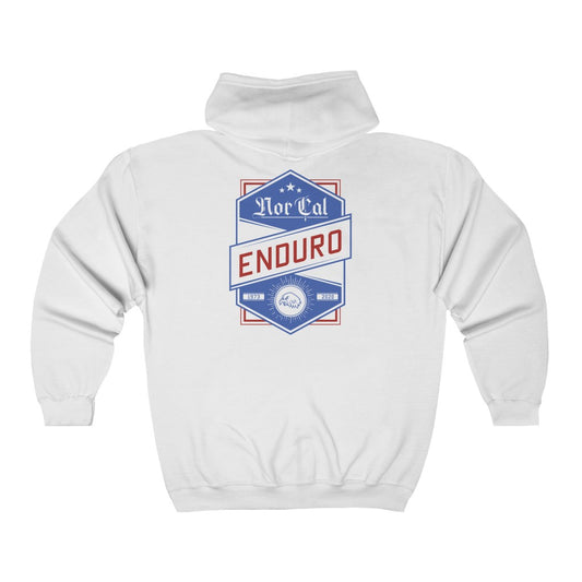 NorCal Enduro Vintage Color - Full Zip Hooded Sweatshirt