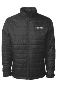 Embroidered NorCal Enduro Supply Co. Black Super Puff Jacket