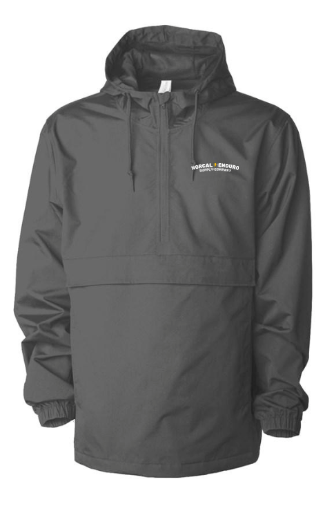 Embroidered NorCal Enduro Supply Co. Graphite Anorak Jacket
