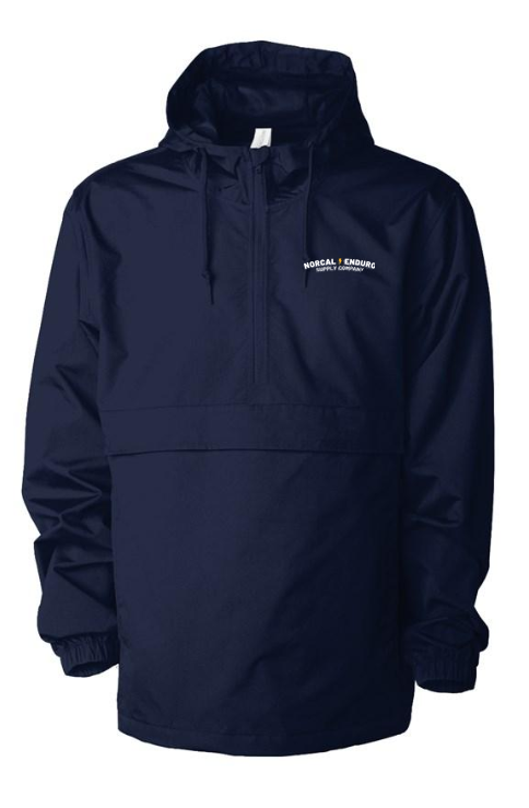 Embroidered NorCal Enduro Supply Co. Navy Anorak Jacket