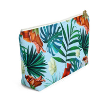 Load image into Gallery viewer, Tropical Accessory Bag w T-bottom
