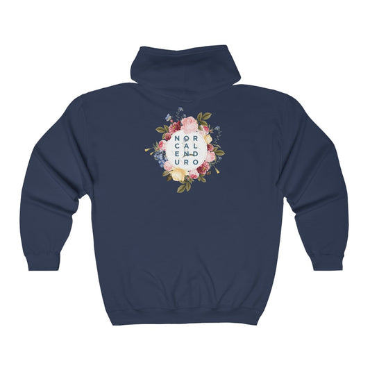 NorCal Enduro Floral Zip Hoodie