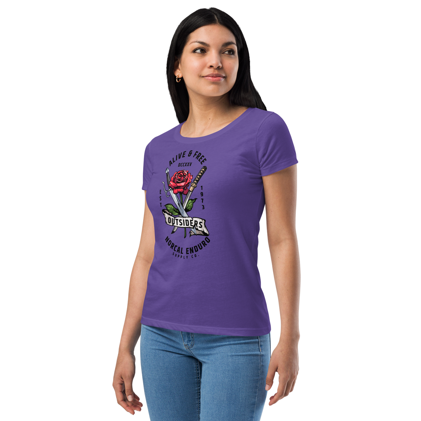 Alive & Free Women’s fitted t-shirt