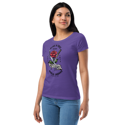 Alive & Free Women’s fitted t-shirt