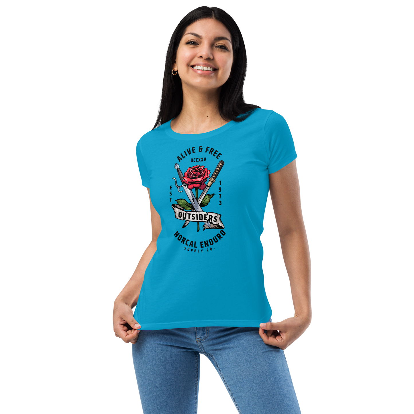 Alive & Free Women’s fitted t-shirt