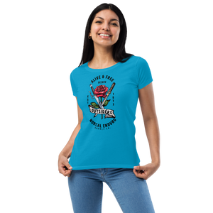 Alive & Free Women’s fitted t-shirt