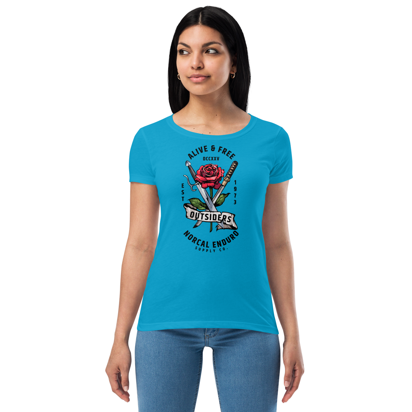 Alive & Free Women’s fitted t-shirt