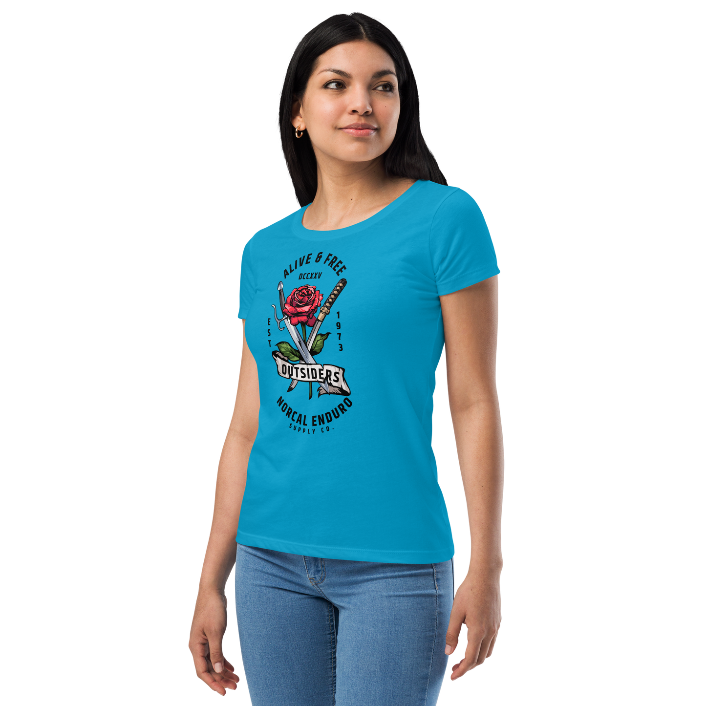 Alive & Free Women’s fitted t-shirt