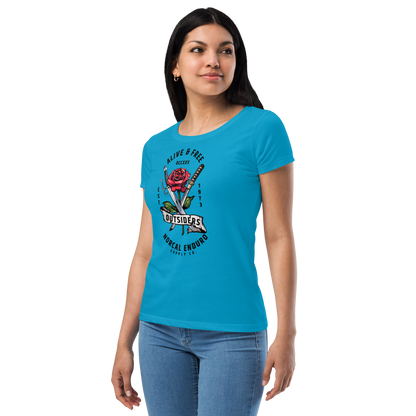 Alive & Free Women’s fitted t-shirt