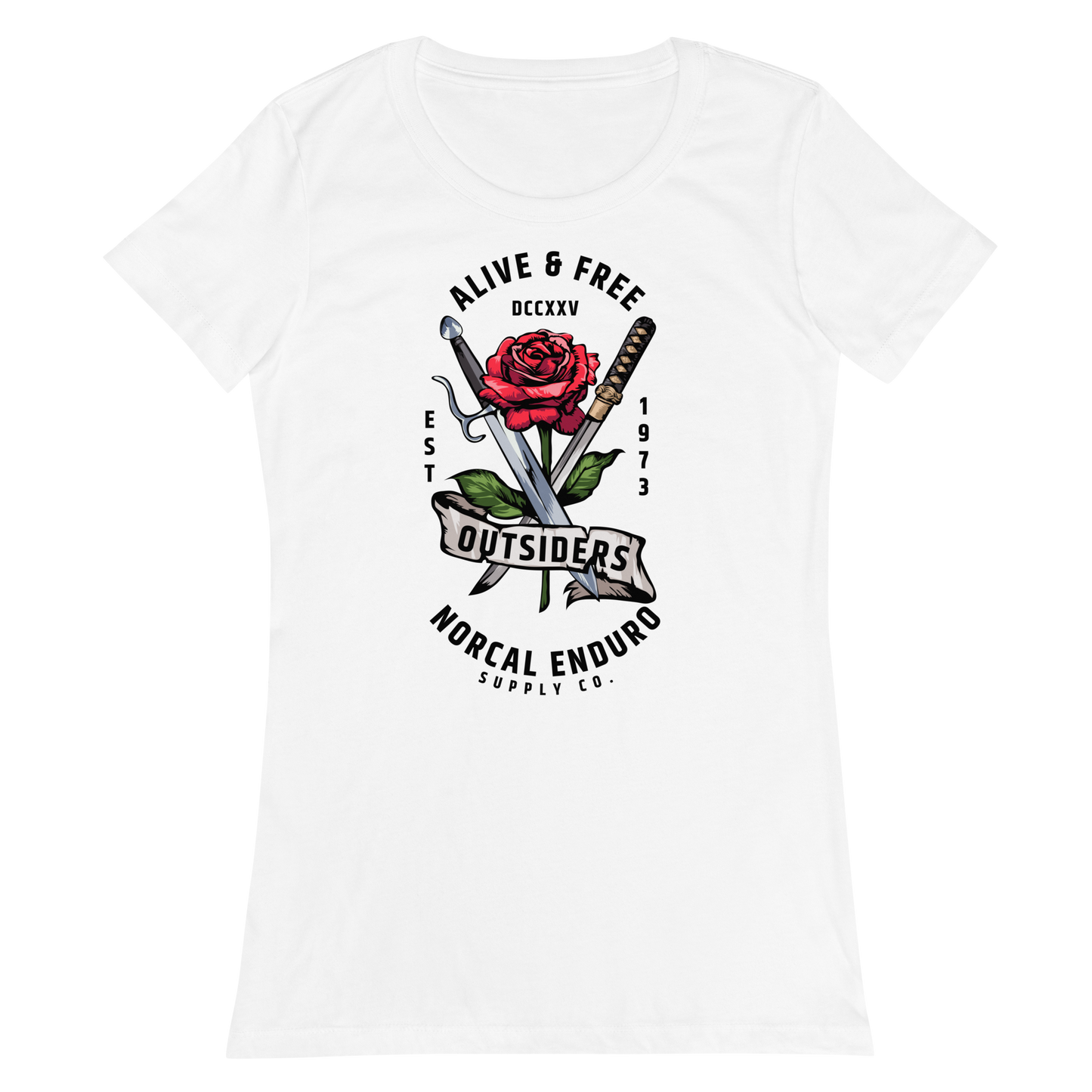 Alive & Free Women’s fitted t-shirt