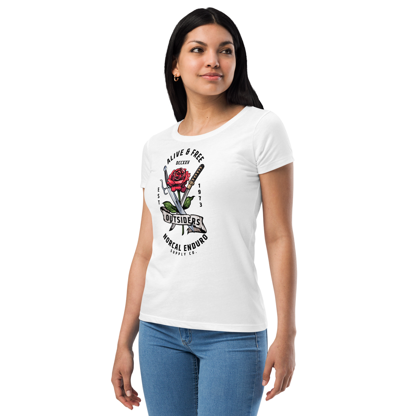 Alive & Free Women’s fitted t-shirt