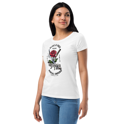 Alive & Free Women’s fitted t-shirt